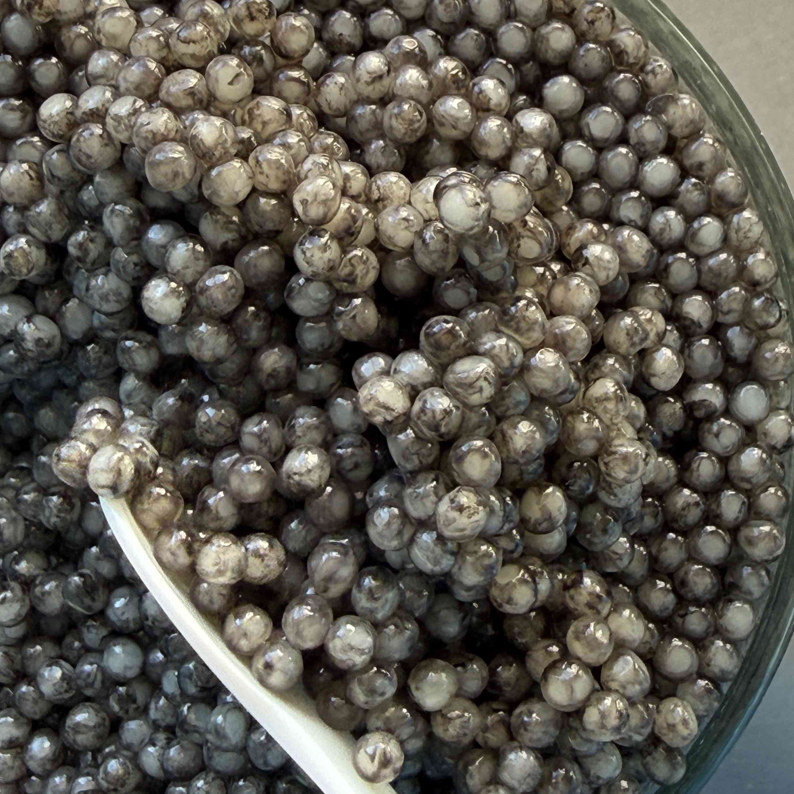 Picture of Sturgeon Caviar from a blog article written by the Caviar Expert about the Caviar being Functional Food and Super Food